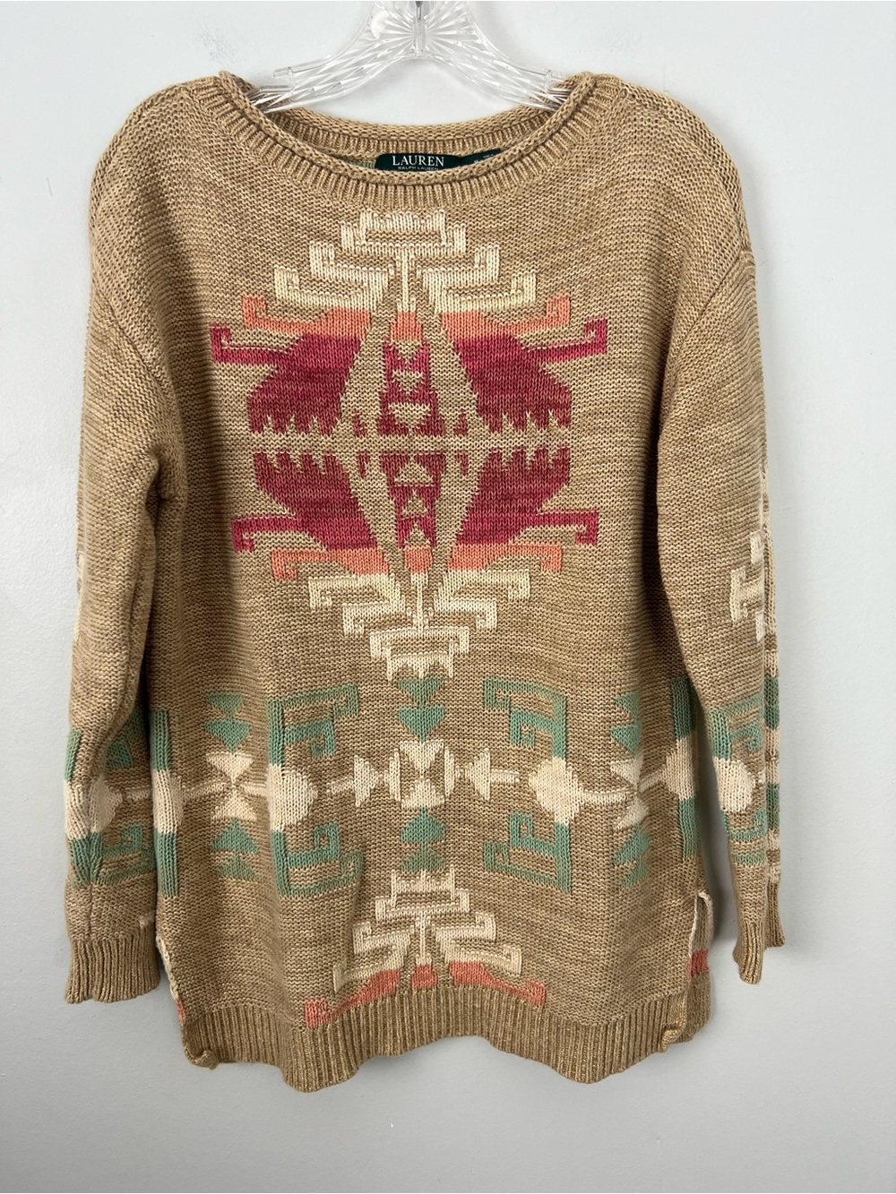 Lauren Ralph Lauren Knit Southwestern Pattern Sweater